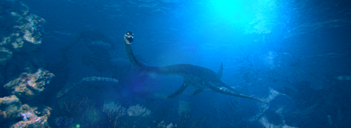 Plesiosaurus 3D-Modell Rigged preview image
